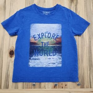 L.L. Bean Kids Ocean Blue Adventure Tee
